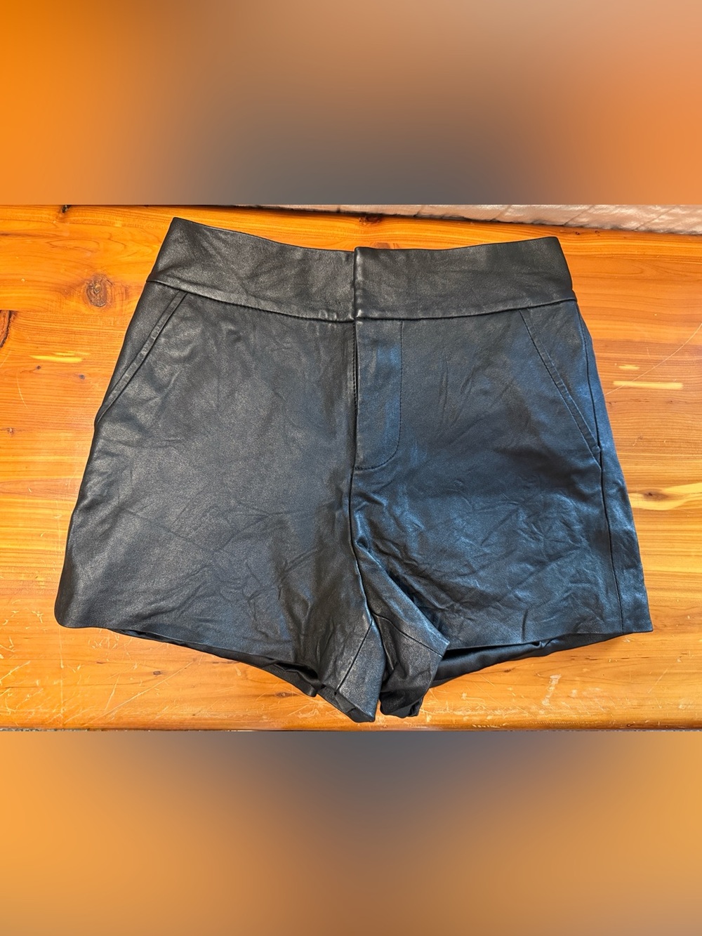 Alice + Olivia Leather Shorts